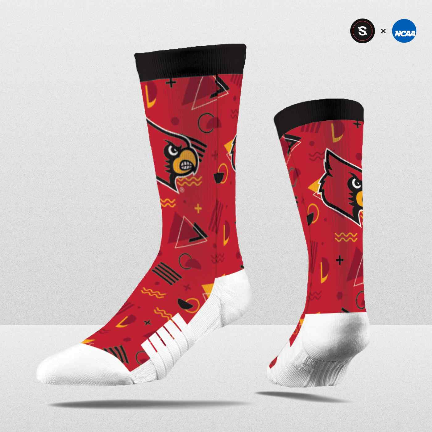 University of Louisville Mens Socks, Louisville Cardinals Socks